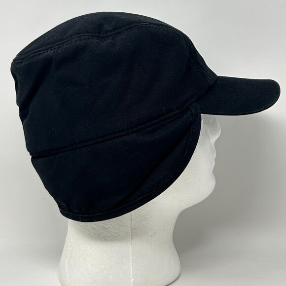 Broner Duck Work Cap Winter Hat X-Large Canvas Faux Fur Soft Pile Ear Flap Black - Picture 11 of 13